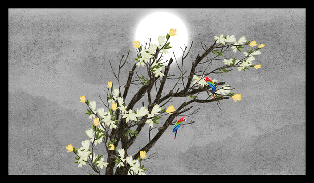 工筆花鳥畫