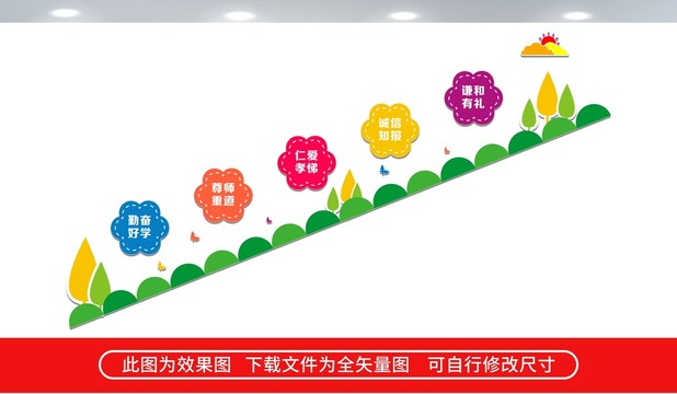 學校樓梯標語