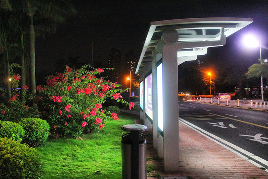 珠海公车站台