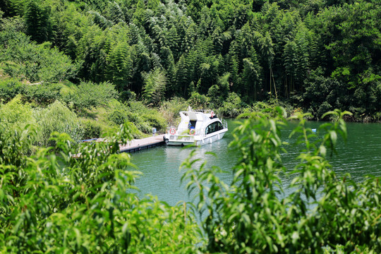 浙江淳安县千岛湖游艇码头