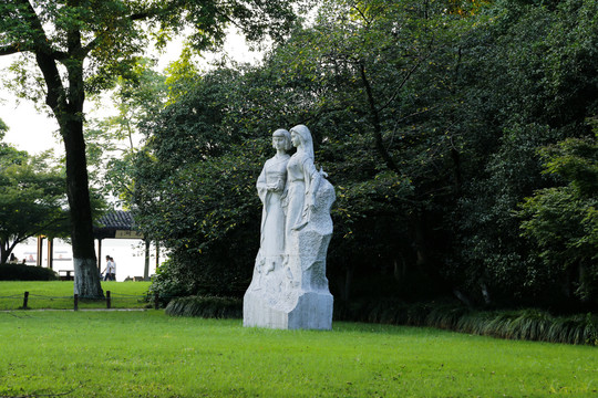 杭州西湖中日友好雕塑