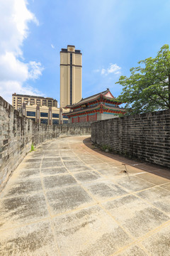 惠州市惠城区朝京门的古建筑