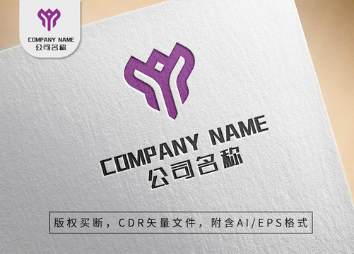 花瓣綻放logo唯美女性標(biāo)志