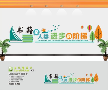 閱覽室文化墻