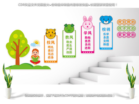 幼儿园楼梯文化