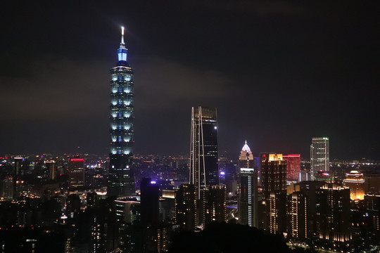 台北101大楼夜景