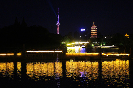 璀璨的城市夜景