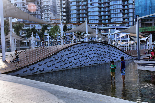 深圳城市风景城市雕塑