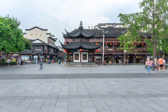 南京夫子庙街景