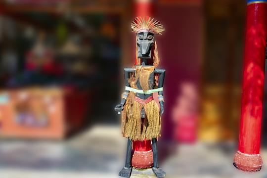 印第安人木偶