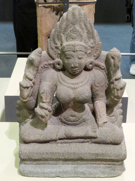 印度石雕迦梨女神像