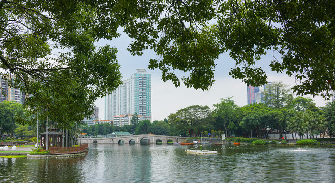 城市公园风景