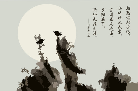 老樹烏鴉