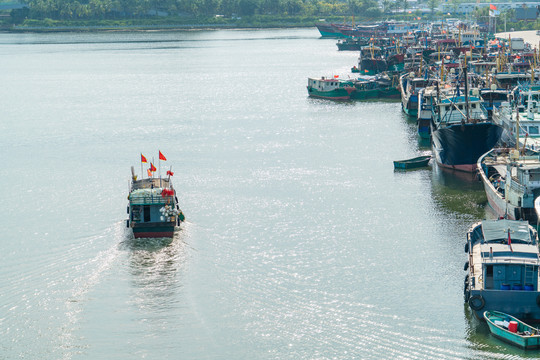 海南琼海潭门千年渔港