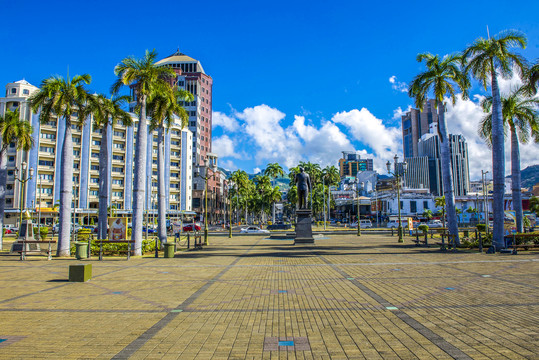 毛里求斯城市街景