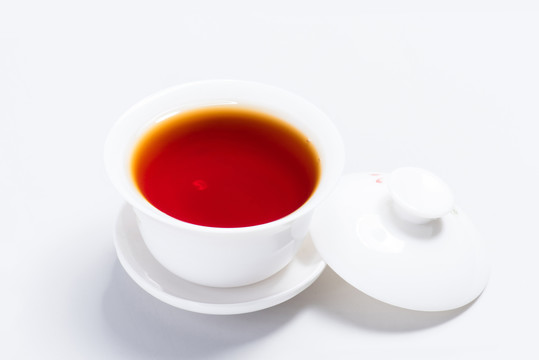 英德红茶茶汤茶水盖碗