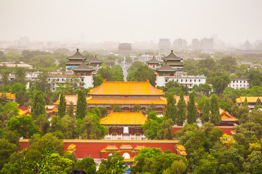 北京景山远眺