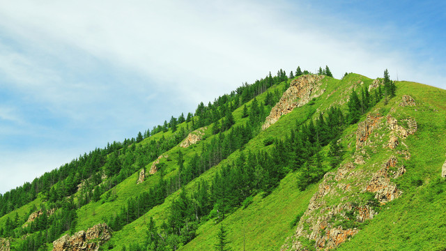 阿尔山白狼峰景观