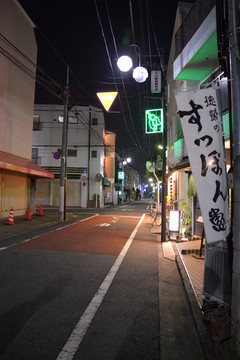 东京街头夜景