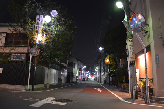 东京街头夜景