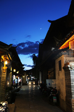 丽江古城夜景