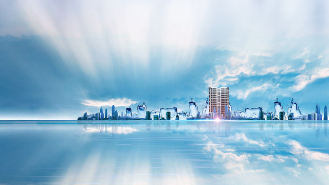 城市地產(chǎn)加推系列微信水景