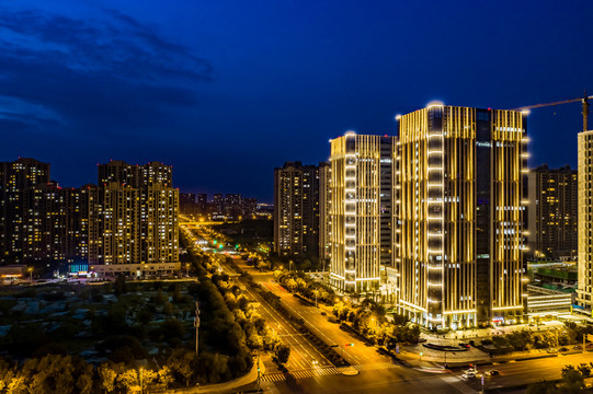 城市建筑夜景