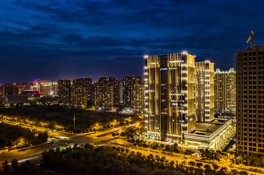 城市建筑夜景