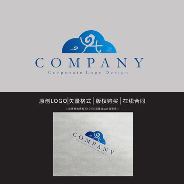 YT祥云logo