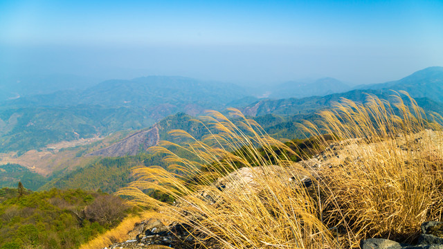 眺望远山