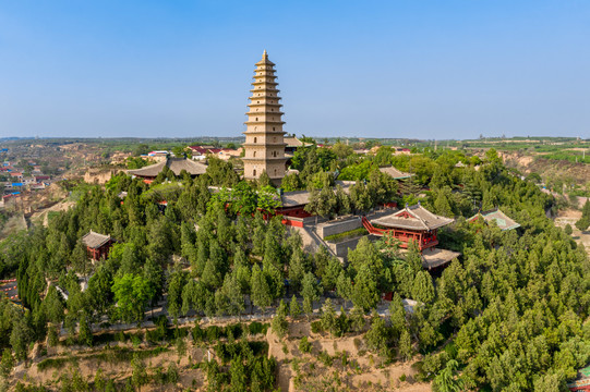 普救寺莺莺塔