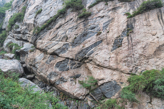 神潭大峡谷岩石纹理