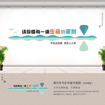 節(jié)約用水文化墻