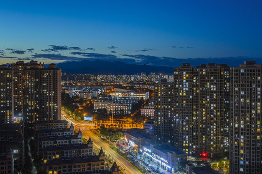 秦皇岛秦皇半岛夜景