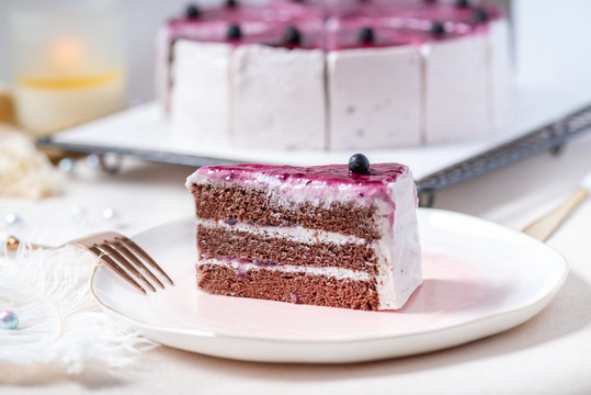 可心蓝莓蛋糕