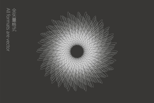 矢量線條紋理圖案圖形插畫素材