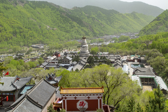 忻州五台山全景