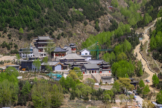 忻州五台山金界寺全景
