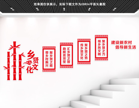 鄉(xiāng)賢文化墻