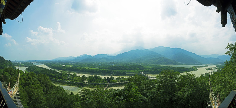 都江堰全景