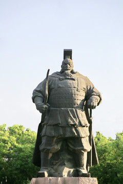 赵武灵王邯郸城市雕塑