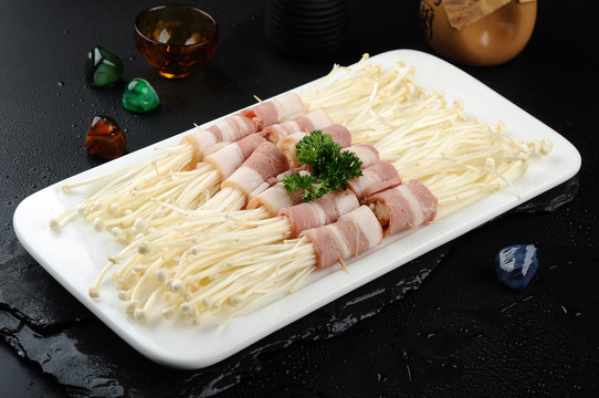 金針菇培根卷