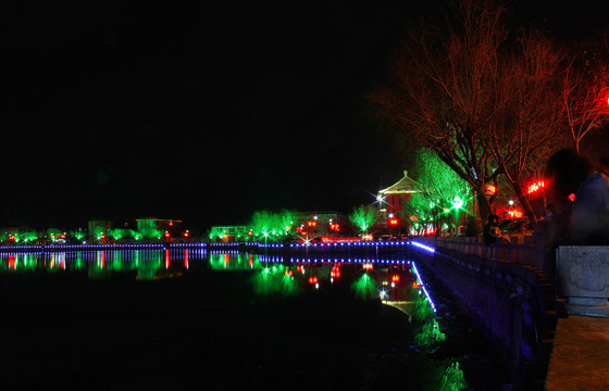 宋都御街开封夜景