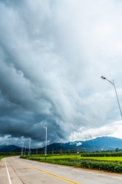 台风云层