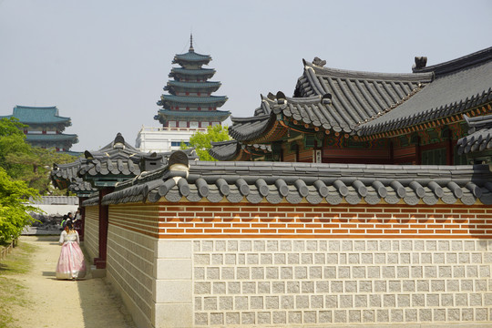 韩国景福宫咸和堂和缉敬堂建筑