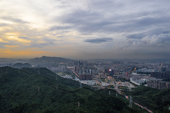 深圳龙华鸟瞰