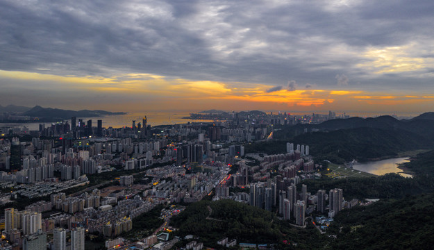 深圳南山鸟瞰