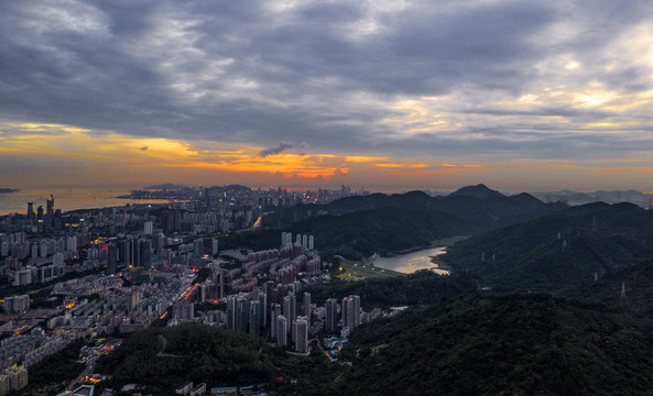 深圳南山鸟瞰