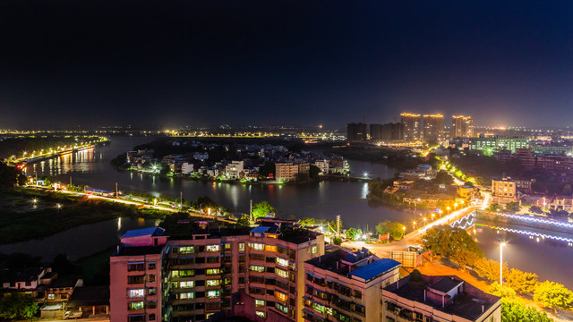 江心岛夜景