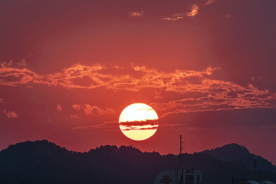 夕阳西下